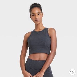 Joylab (Target) blue longline sports bra